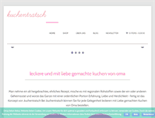 Tablet Screenshot of kuchentratsch.com